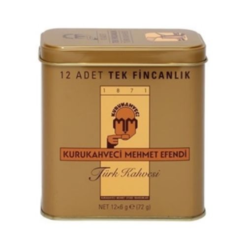 Kurukahveci Mehmet Efendi Türk Kahvesi Tek Fincanlık 12x6 Gr. ürün görseli