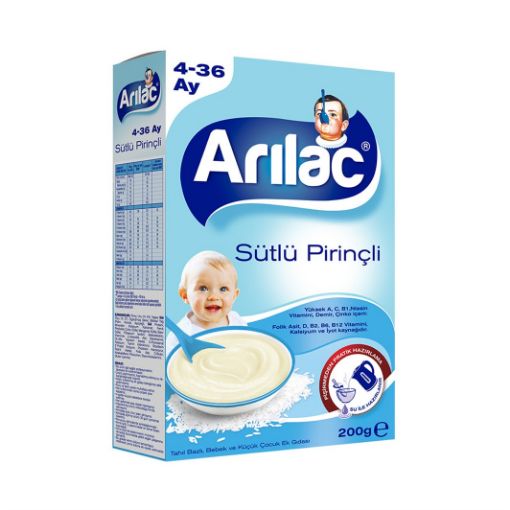 Arılac Sütlü Pirinçli 4-36 Ay 200 Gr. ürün görseli