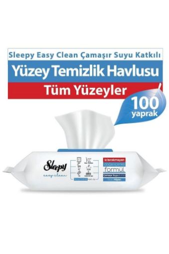 Sleepy 100 Lu Yüzey Temizleyici  Havlusu Çamaşır Sulu. ürün görseli
