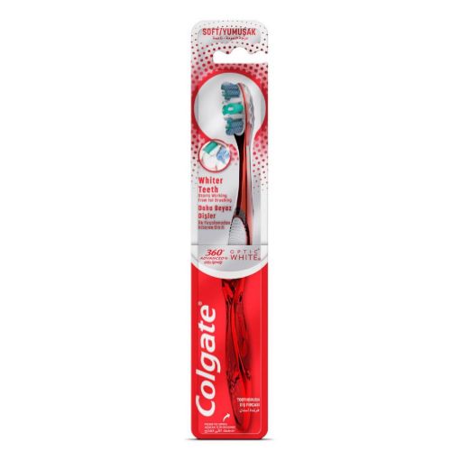 Colgate 360 Gelişmiş Optik Beyaz Yumuşak Beyazlatıcı Diş Fırçası. ürün görseli
