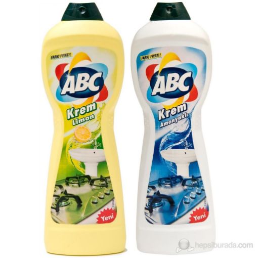 ABC Sıvı Krem Temizleyici 750 Ml Limon + 750 Ml Amonyaklı. ürün görseli