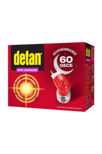 Detan 60 Gece Elektrolikit Cihaz + Yedek Sinek İlacı. ürün görseli