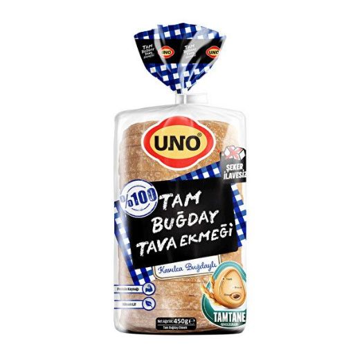 Uno Tam Buğday Kavılca Ekmeği 450 Gr. ürün görseli