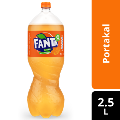 Fanta 2,5 Lt. Pet Portakal. ürün görseli