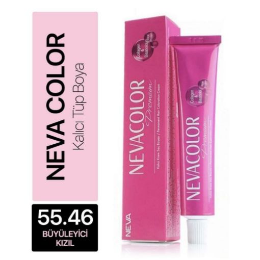 Neva Color 55.46 Büyüleyici Kızıl Tüp Saç Boyası 50 ml. ürün görseli