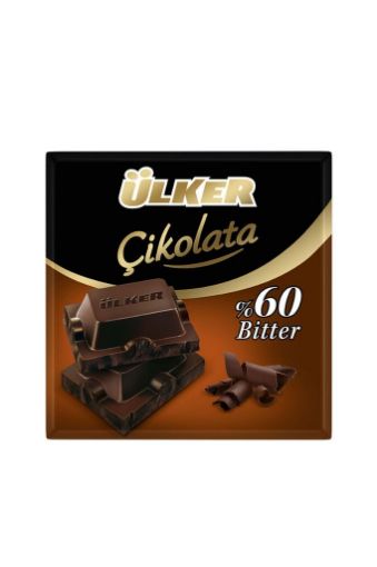 Ülker 0,6 Bitter Kare Çikolata 60 Gr. ürün görseli
