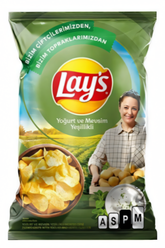 Frıta Lays Süper 104 Gr Yoğurt Ve Mevsım Yeşillık. ürün görseli