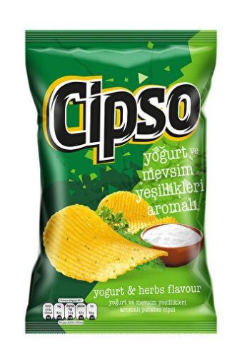Cipso Yoğurt Mevsim Yeşillikleri Cips 104 Gr. ürün görseli