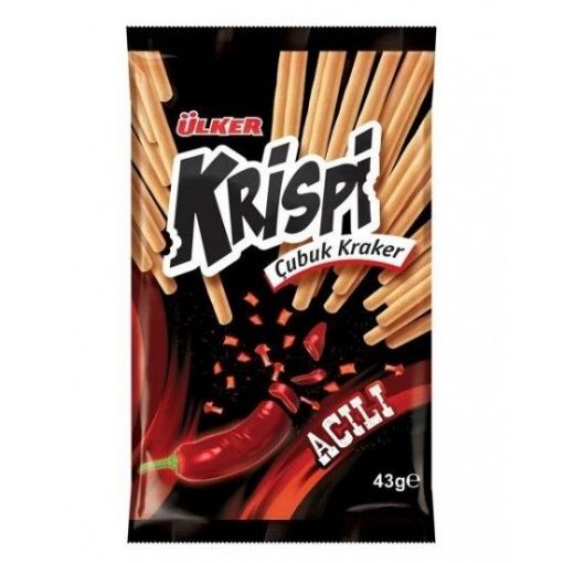 Ülker Krispi Acılı Çubuk Kraker 43 Gr. ürün görseli