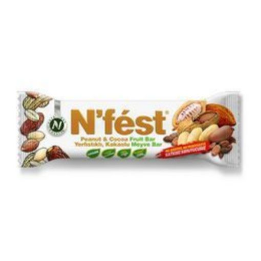 Nfest Meyve Bar Portakal Elma Jöleli Yerfıstıklı 40 g  . ürün görseli