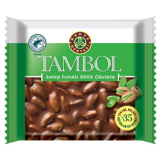 Kahve Dünyası Çikolata Tambol 77 Gr Antep Fıstıklı. ürün görseli