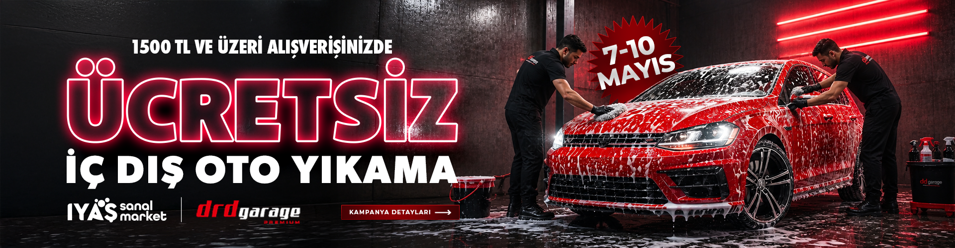 Ücretsiz İç Dış Oto Yıkama Kampanyası